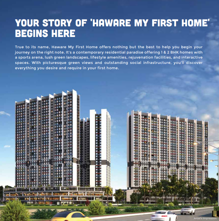 An artistic impression of life at Haware My First Home Shilphata